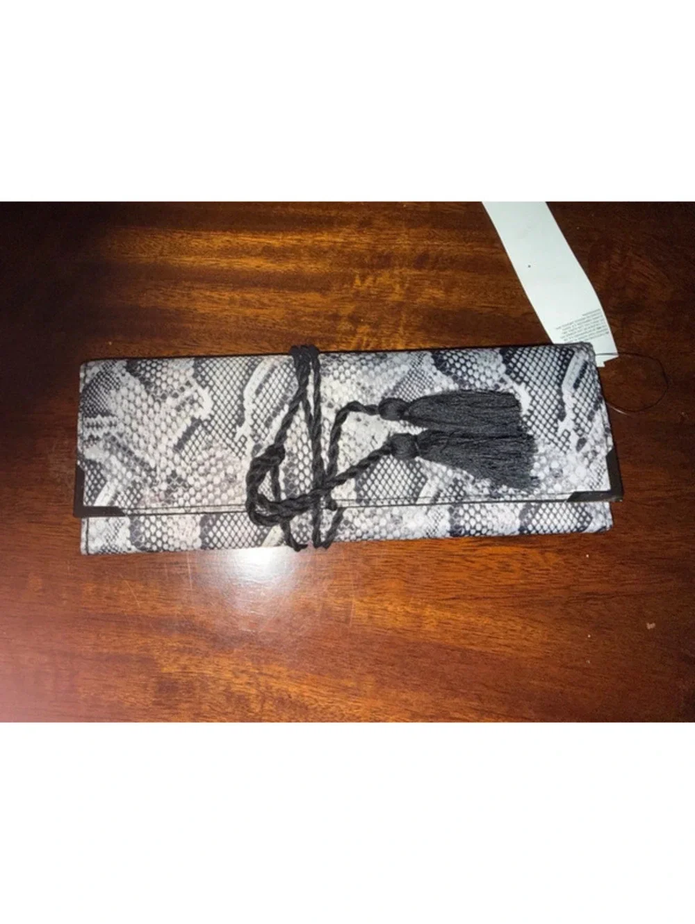 NWT White House black market, jewelry travel roll, lunar snake print - Picture 5 of 8